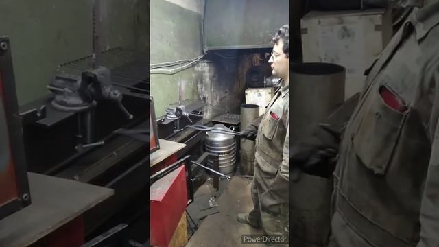 Отжиг на перлит и закалка через воду в масло ножа из напильника. смотреть онлайн