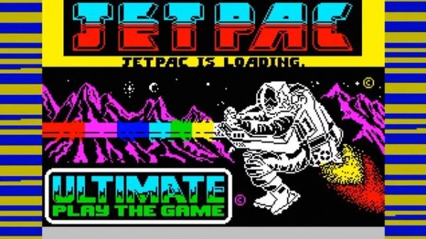 Jetpac Loading Screen - ZX Spectrum