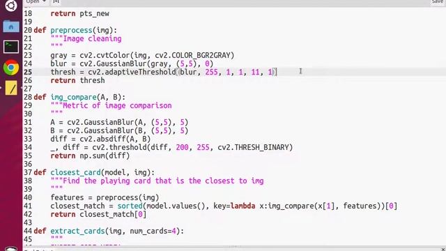 Introduction to the Code - Blackjack Card Recognition смотреть онлайн