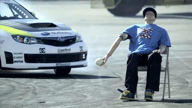 Ken Block Gymkhana II (Subaru Impreza WRX STI '08, 566 hp) смотреть онлайн