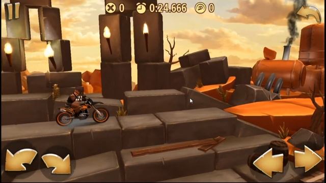 Trials Frontier 4.6.0 " Новая краска на мотоцикл КТМ " смотреть онлайн