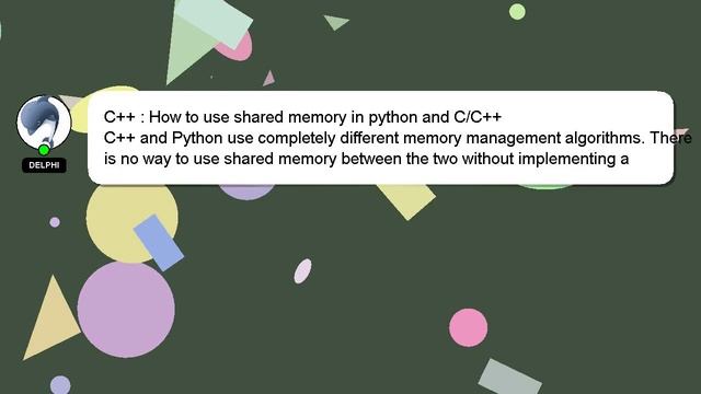 C++ : How to use shared memory in python and C/C++ смотреть онлайн
