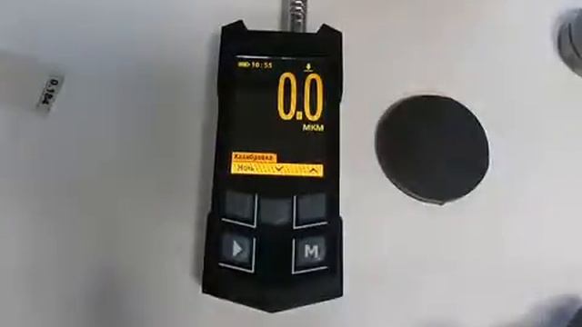 Константа К6Ц. Выполнение калибровки прибора при измерениях на изделиях с малой шероховатостью. смотреть онлайн