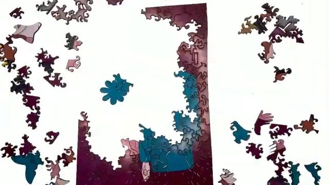 Деревянный фигурный пазл Afi Design "Mirror" в подарочной упаковке смотреть онлайн