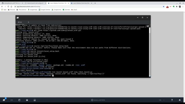 [ROS2 Q&A] 213 - How to Launch ROS1 URDF Tutorial in ROS2 смотреть онлайн