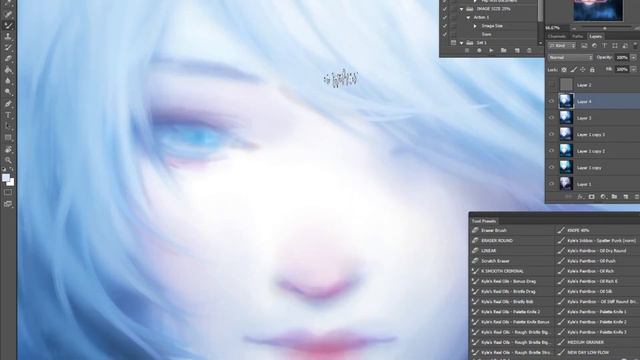 2B (NieR: Automata) Painting Process + Judging your Artwork (CGT YT #32) смотреть онлайн