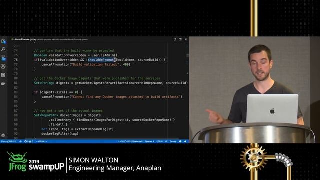 swampUP 2019 | Believe It or Not, Artifactory Plugin Development Can Be Quite Fun - Simon Walton смотреть онлайн