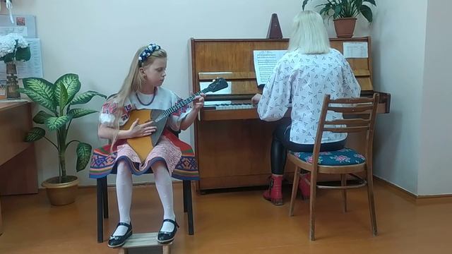 Бровка Дарья,10 лет,обр.И.Шанцера "Калинка" смотреть онлайн