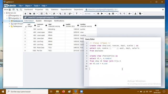 ?Vistas || CREATE VIEW || Postgres смотреть онлайн