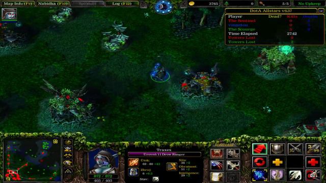 DOTA AllStars - Warcraft 3 Fronzen Throne (cz dabing) смотреть онлайн
