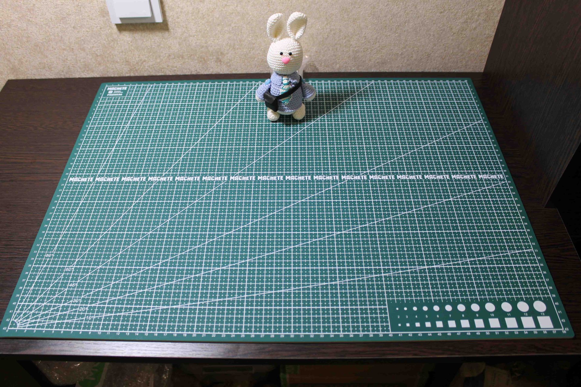 Коврик для резки самовосстанавливающийся «MACHETE» PREMIUM А2 (60х45)