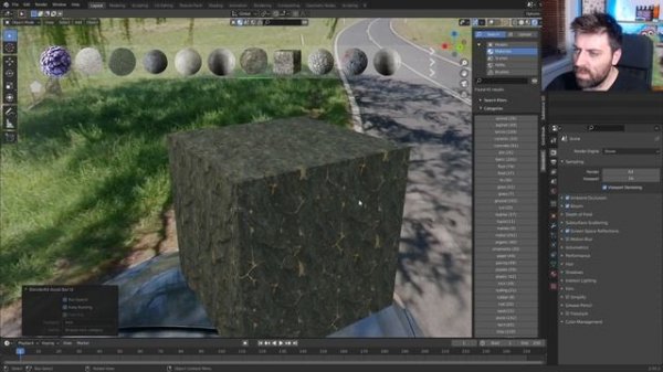Free Blender Material Library Addon BlenderKit