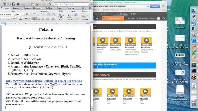 Orientation session on Advanced Selenium Webdriver training using Core Java, JUnit and TestNG смотреть онлайн