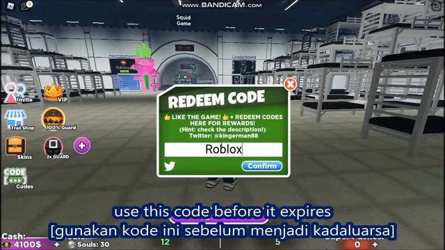 NEW UPDATE [SEASON 2] ALL CODES! Squid Game ROBLOX | 26 January 2022