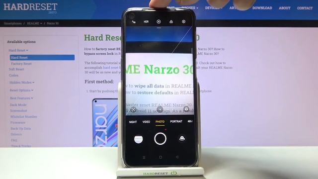 Как на телефоне REALME Narzo 30 включить или выключить сетку на камере? смотреть онлайн
