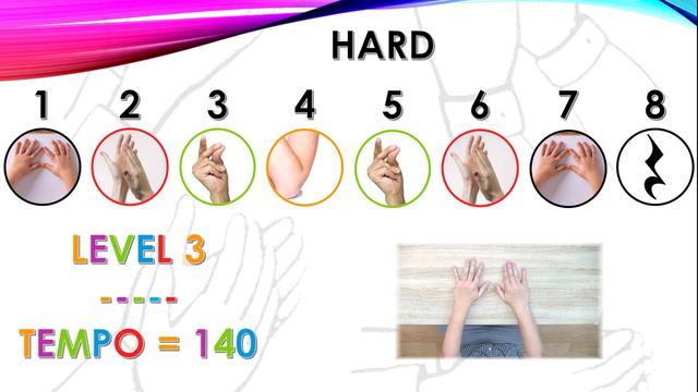 HANDS PERCUSSION GAME - tempo challenge смотреть онлайн