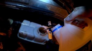 замена антифриза авео