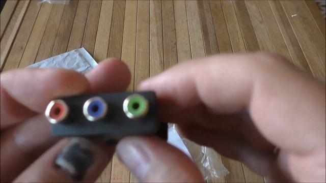 Посылка с Aliexpress.Переходник с VGA на RCA. смотреть онлайн