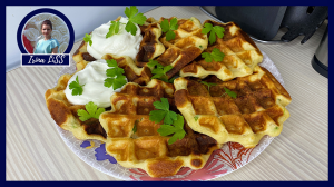 Хрустящие картофельные вафли – Простой рецепт для вафельницы (Можно на завтрак и на перекус)