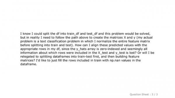 Pandas : Merging results from model.predict() with original pandas DataFrame?
