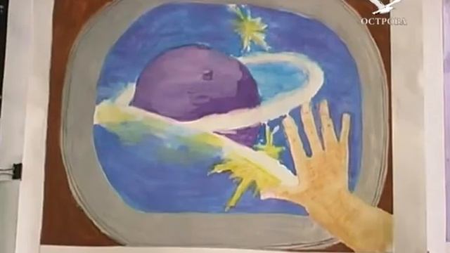 Выставка рисунков, посвященных дню космонавтики (ЦДТ "Мечта") смотреть онлайн