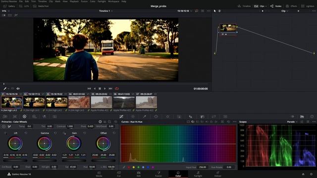 How to Color Grade MULTIPLE Clips in DaVinci Resolve - Guide to Groups, Local, and Remote Grades! смотреть онлайн