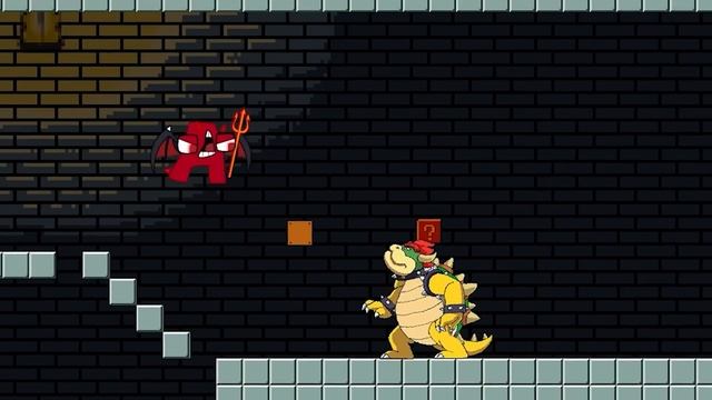 Super Mario: God Mode Mario Ultimate Power and Mario's Weird Mushroom Bloopers | Game Animation смотреть онлайн