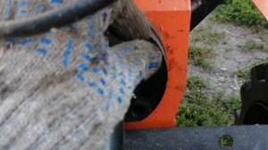 Доработка роторной косилки к мотоблоку. Сенокос 2021.