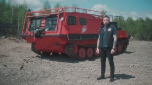 Лесопожарный МТЛБУ Линкор с плугом ПКЛ-70 (ИЗГТ)