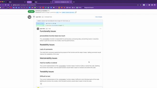 Qual Demo - Supercharge your Github pull requests with GPT-4 analysis смотреть онлайн