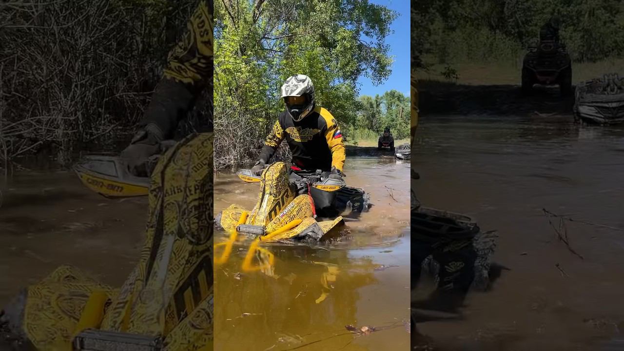 Умный газ ☝️ прохождение брода по грудь и по руль ) смотреть онлайн