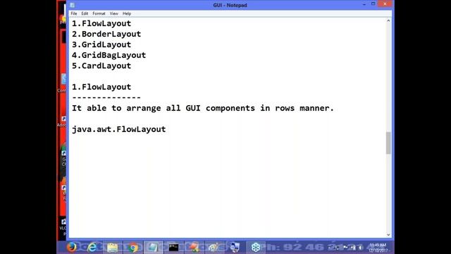 Core Java || "GUI (AWT& SWING) "|| Part - 4 by Nagoor Babu Sir смотреть онлайн