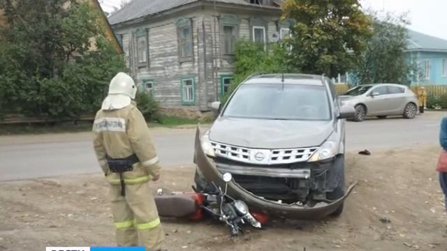 В Борисоглебском не поделили дорогу легковушка и мотоцикл смотреть онлайн