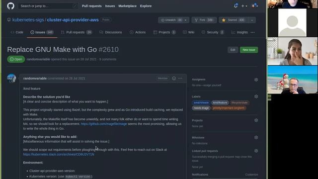 SIG Cluster Lifecycle - Cluster API Provider AWS Office Hours - 20220110 смотреть онлайн