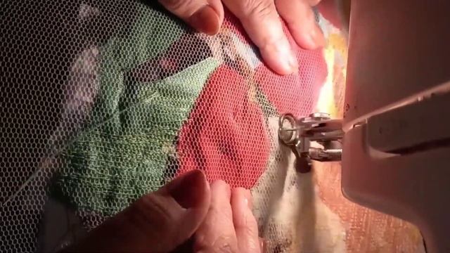 Лоскутная пицца!Картина из текстильного мусора, мелких обрезков ткани своими руками! смотреть онлайн