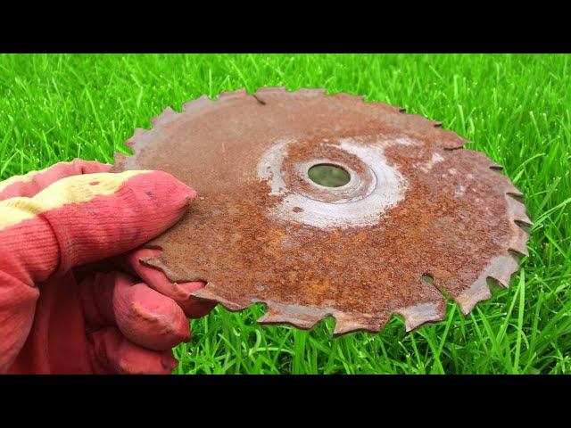 НЕ ВЫБРАСЫВАЙ старый ДИСК от циркулярки!!! Изготовил из него шикарный инструмент для мастерской!!! смотреть онлайн