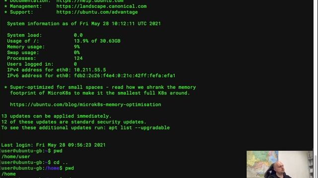 Linux. Настройка и знакомство с интерфейсом командной строки. (1) смотреть онлайн