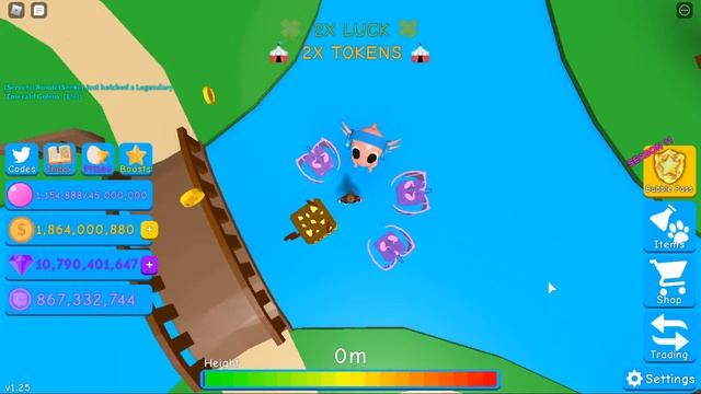 Раздача питомцев в [?FREE BOOST?] Bubble Gum Simulator смотреть онлайн