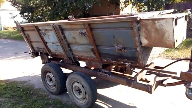 Причіп самоскид до трактора переломки смотреть онлайн