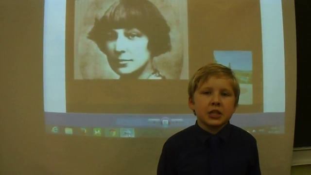 Страна читающая-Матвей-Кузнецов читает произведение "В классе" М.-И.-Цветаевой смотреть онлайн