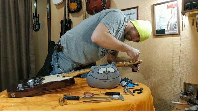Fender telecaster после ремонта DEmelyanov смотреть онлайн