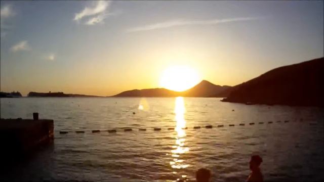 Заход солнца на Адриатическом море смотреть онлайн