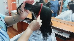 Стрижка слоями (каскадная). Подробный урок с пояснениями.