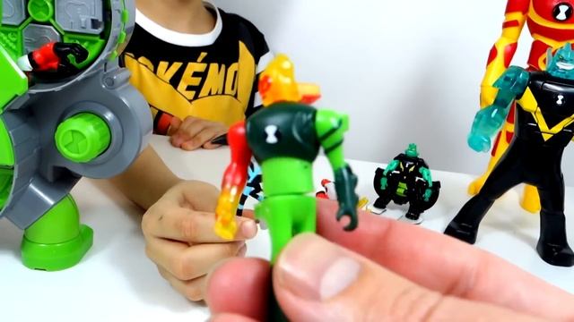 БЕН ТЕН Игрушки-Сюрпризы для детей! Фабрика Героев БЕН 10 Часы Омнитрикс BEN10 и Фигурки Супергерои смотреть онлайн