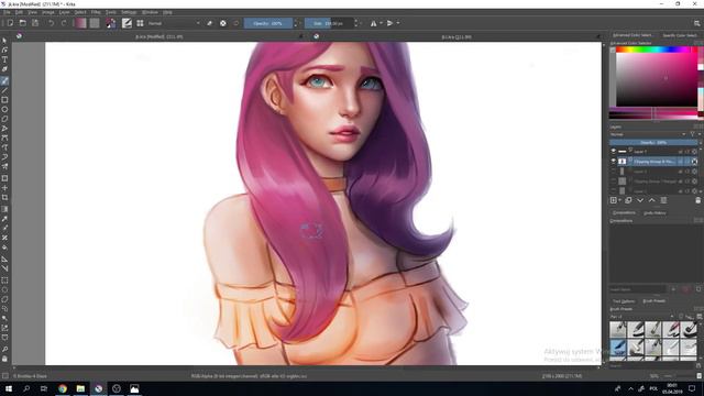 MLP | SPEEDPAINT | FLUTTERSHY HUMAN | KRITA