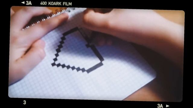 •Рисую сердечко по клеточкам• Рисунки по клеточкам #1/•SPEED DRAW• смотреть онлайн