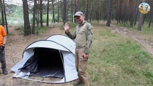 Обзор палатки QUECHUA 2 SECONDS   FRESH&BLACK