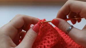 МК джемпер-сетка крючком | подробное объяснение