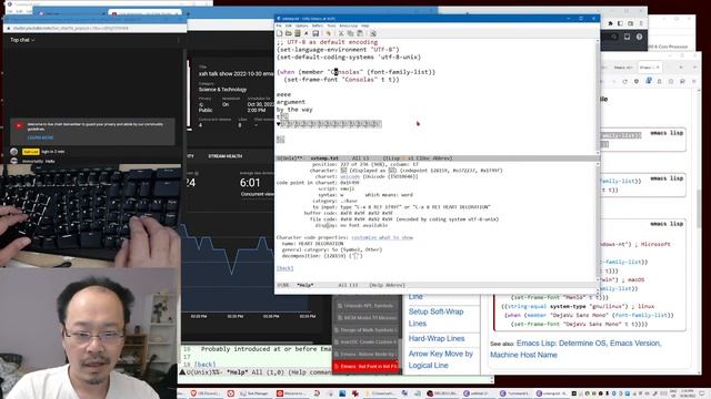 xah talk show 2022-10-30 emacs, best way to insert unicode, emoji, math symbols смотреть онлайн