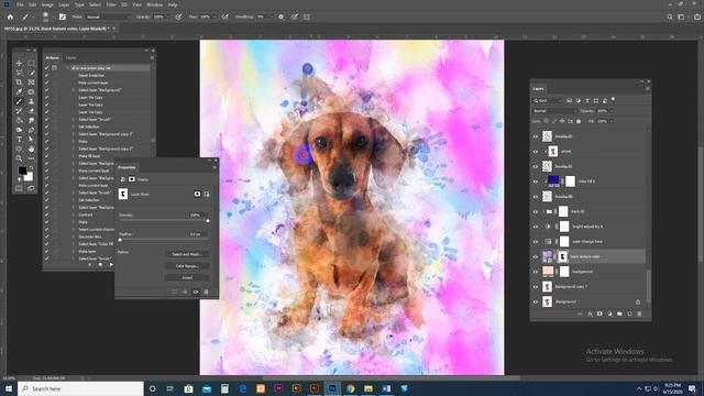 Watercolor Pro Photoshop action Advance tips смотреть онлайн